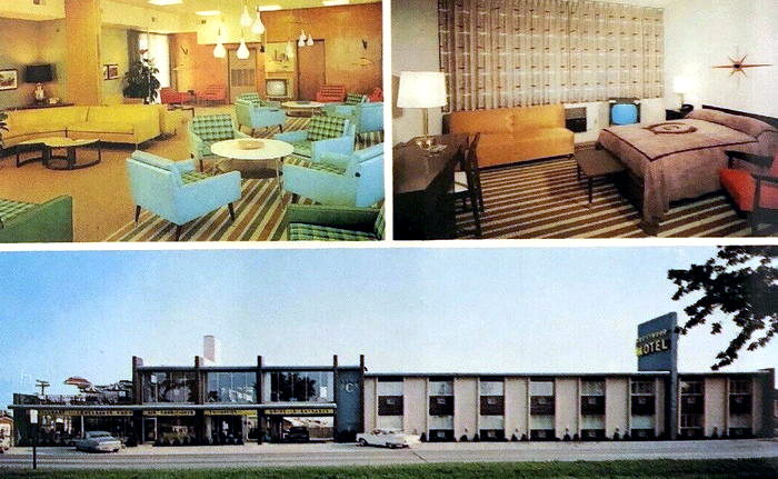 Crestwood Motel (Murray Hill Motel) - Old Postcard